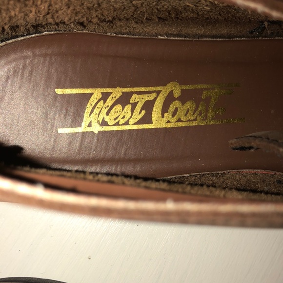 West Coast leather ankle moccasins 10 - Picture 3 of 7